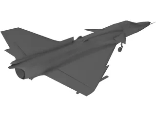 IAI Kfir C7 3D Model preview