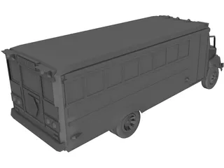 Bus 3D Model preview