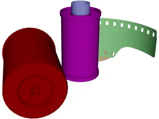 Kodak Film 3D Model preview