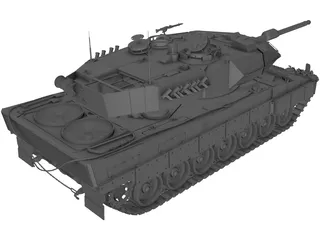 Leopard II 3D Model preview