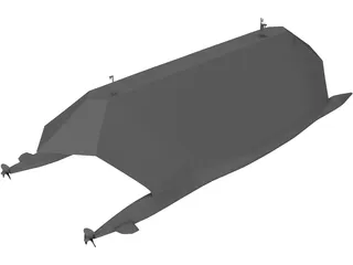 Lockheed Sea Shadow 3D Model preview