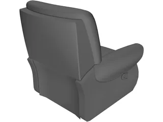 Lounger 3D Model preview