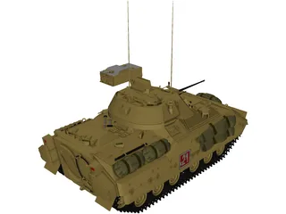 M2AB Infantry 3D Model preview