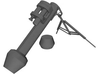 M47 Dragon Anti-tank 3D Model preview