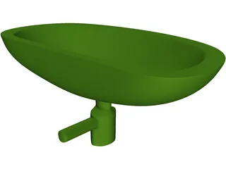 Wash Bowl 3D Model preview