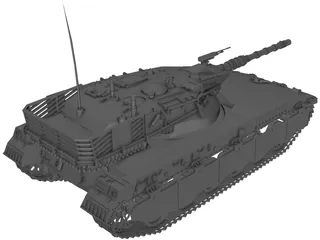 Merkava 3D Model preview