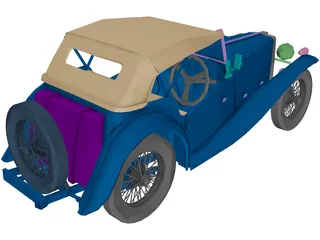 MG TC 3D Model preview