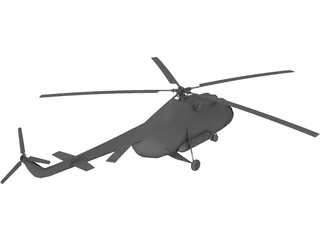 Mil Mi-8P Hip 3D Model preview