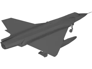 Dassault Mirage IIIC 3D Model preview
