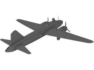 Mitsubishi Isshikirikko 3D Model preview
