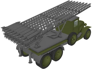 Katusha 3D Model preview