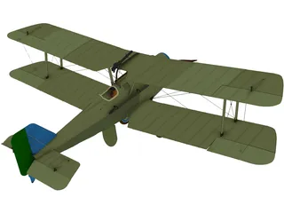 Royal Aircraft Factory S.E.5 (RAF) 3D Model preview