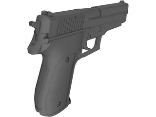 Sig Auer P-226 3D Model preview