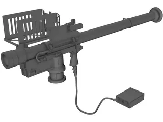 Stinger Launcher 3D Model preview