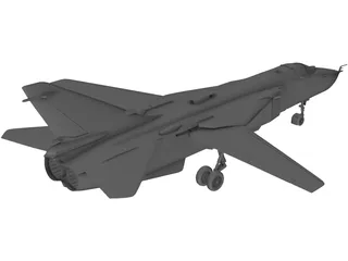Sukhoi Su-24 Fencer C 3D Model preview