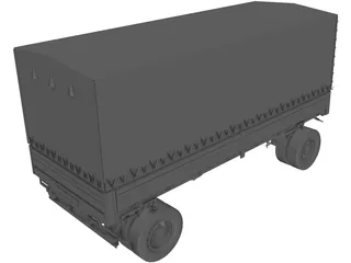 Trailer 3D Model preview