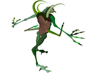 Bugman 3D Model preview