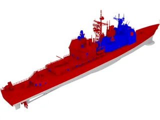 CG-49 Vincennes 3D Model preview