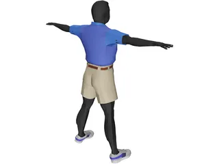 Man 3D Model preview