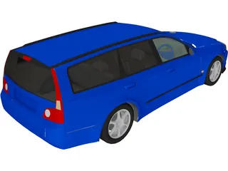 Nissan Steaga with Skyline Conversion 3D Model preview