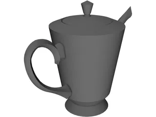 Coffee Pot 3D Model preview