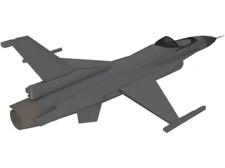 F-16 3D Model preview