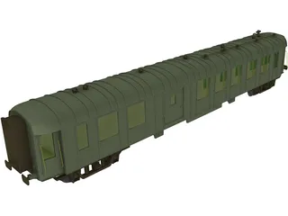 Goods Van 3D Model preview