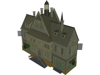 Hotel 3D Model preview