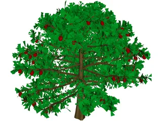 Apple Tree 3D Model preview