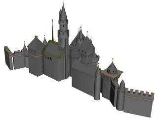 Disneyland 3D Model preview
