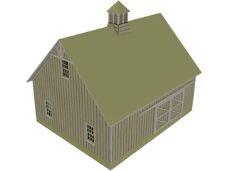 Machine Shed 3D Model preview