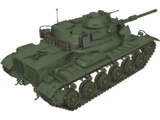 M60 A3 3D Model preview