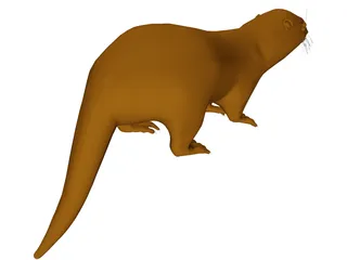 Otter 3D Model preview