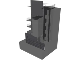 Ennio Building 3D Model preview