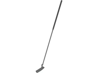 Golf Club Putter 3D Model preview