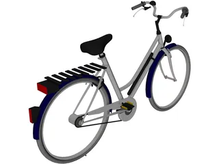 Bicycle 3D Model preview