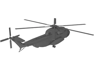 Sikorsky CH-53 Sea Stallion 3D Model preview