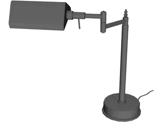 Table Lamp 3D Model preview
