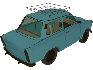 Trabant 601S 3D Model preview