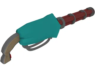Chain Gun 3D Model preview