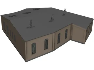 Train Repair 3D Model preview