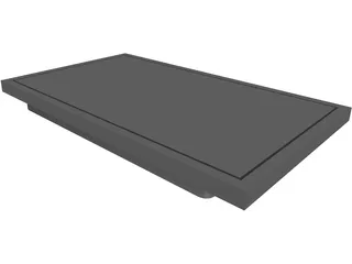 Plasma TV 3D Model preview