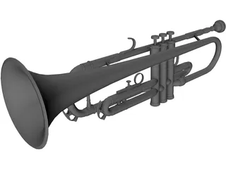 Trumpet 3D Model preview