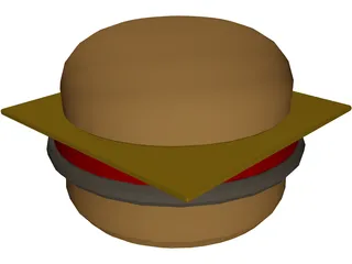 Cheeseburger 3D Model preview