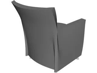 Augustino Armchair 3D Model preview