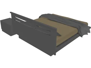 Bed Antanta 3D Model preview
