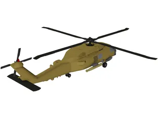 Sikorsky SH-60B Seahawk 3D Model preview