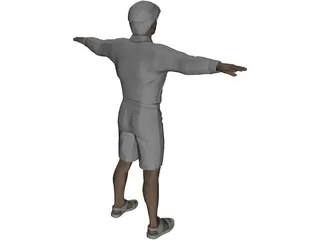 Man [+Outfits and Hairstyles] 3D Model preview