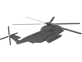Sikorsky MH-53 Pave Low 3D Model preview