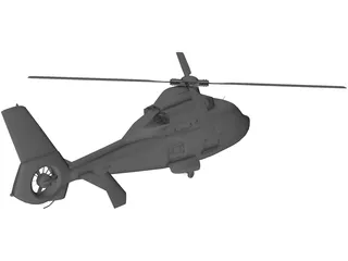 Eurocopter AS-365 Dauphin 3D Model preview